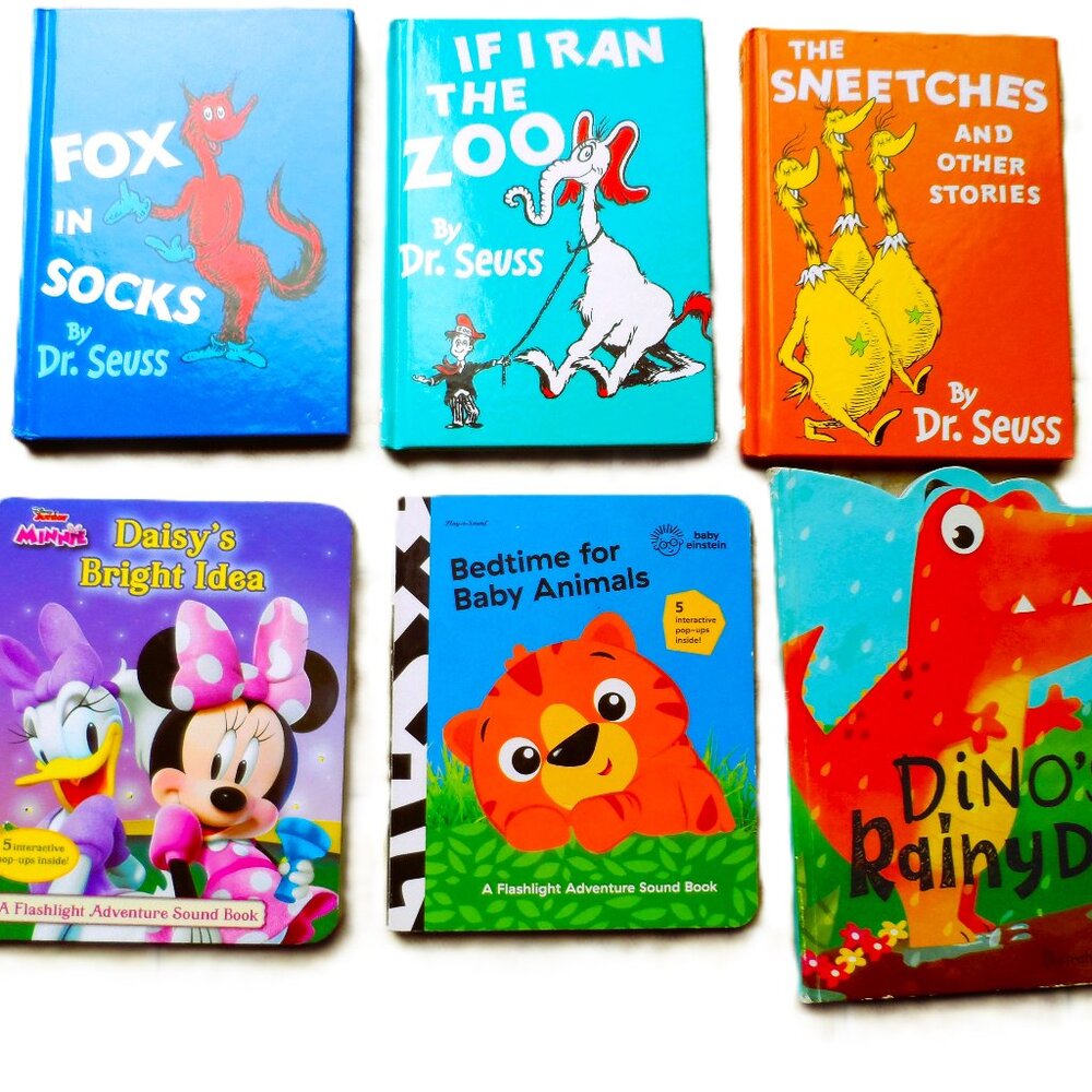 Bundle 6pcs., books by Dr., Seuss
